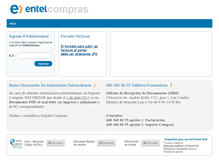 Tablet Screenshot of entelcompras.cl